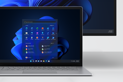 La actualización de febrero de Windows 11 trae varias mejoras en la barra de tareas. (Fuente de la imagen: Microsoft)