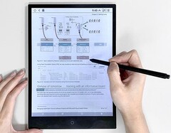 Las pantallas de papel electrónico podrían utilizarse para las pantallas secundarias de los dispositivos plegables de Apple. (Fuente de la imagen: Hexus)