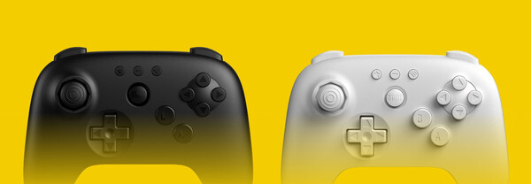 El controlador 8BitDo 64 está disponible en colores blanco y negro. (Fuente de la imagen: 8BitDo)