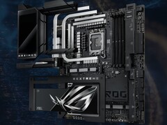 Una representación de la placa base ASUS ROG Maximus Z890 Extreme