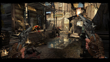 En la imagen: Una captura de pantalla del juego Call of Juarez: Gunslinger.