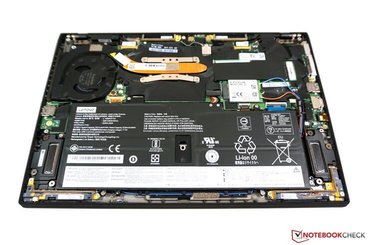 Parte interna del ThinkPad X1 Carbon 2019