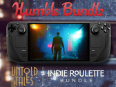 El paquete de la Ruleta Indie expirará el 2 de agosto de 2025. En la imagen: Steam Deck ejecutando La Masacre de Hong Kong. (Fuente de la imagen: Steam y Humble Bundle - editado)