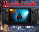 El paquete de la Ruleta Indie expirará el 2 de agosto de 2025. En la imagen: Steam Deck ejecutando La Masacre de Hong Kong. (Fuente de la imagen: Steam y Humble Bundle - editado)