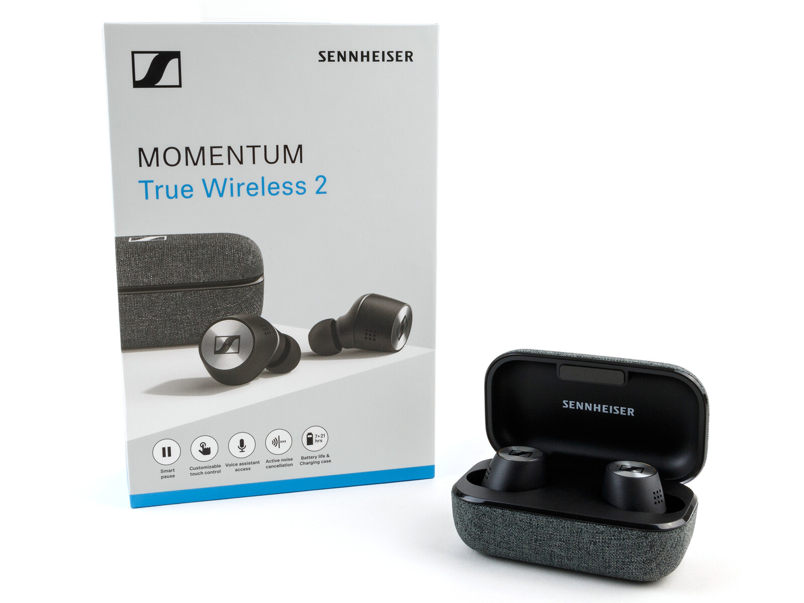 Sennheiser Consumer Audio MOMENTUM - Auriculares intrauditivos inalámbricos  Bluetooth con Bluetooth para música y llamadas con ANC, conectividad