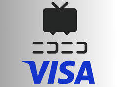 Sitio de intercambio de vídeos Niconico y logotipos de Visa (Fuente de la imagen: Niconico, Visa)