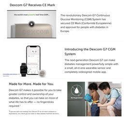 Dexcom G7. (Fuente de la imagen: Dexcom)