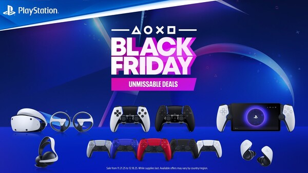 Los accesorios de PS5, incluidos el PSVR2, los mandos y los auriculares, estarán rebajados para el Black Friday. (Fuente de la imagen: PlayStation)