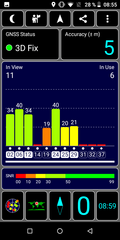 Prueba de GPS al aire libre