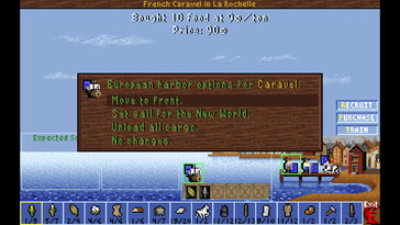 En la imagen: una captura de pantalla del juego «Sid Meier's Colonization (Classic)».