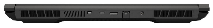 Trasero: Mini Displayport 1.4a (G-Sync), USB 3.2 Gen 2 (USB-C), HDMI 2.1, Gigabit Ethernet, fuente de alimentación
