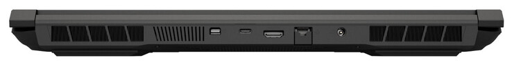 Trasero: Mini Displayport 1.4a (G-Sync), USB 3.2 Gen 2 (USB-C), HDMI 2.1, Gigabit Ethernet, fuente de alimentación