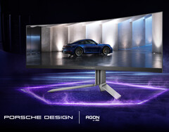 AOC afirma que el AGON PRO PD49 se ha inspirado en el diseño de un Porsche 911. (Fuente de la imagen: AOC)
