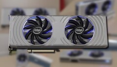 La matriz de la GPU Arc Alchemist mide casi 400 mm2, aproximadamente el mismo tamaño que la GA104 (Fuente de la imagen: Intel)