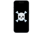 El iPhone Air puede estar muriendo. (Fuente de la imagen: Apple con emoji de calavera y huesos cruzados, editado)