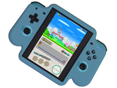 Una maqueta del MagicX Two58 ejecutando New Super Mario Bros. (Fuente de la imagen: MagicX - editado)