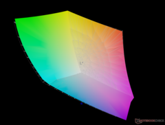 vs. Adobe RGB - 96,3% de cobertura