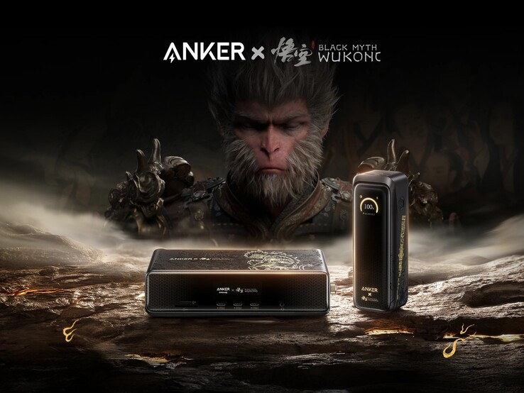 La colección Anker × Black Myth: Wukong abarca bancos de energía y estaciones de acoplamiento. (Fuente de la imagen: Anker)