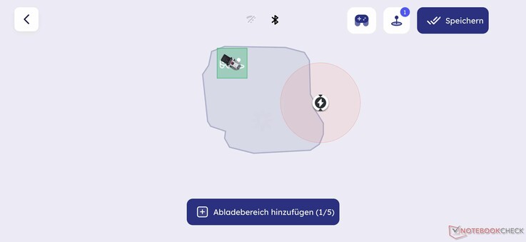 Defina un área de descarga; es posible definir hasta cinco.