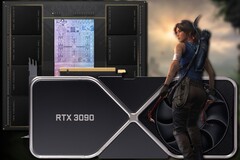 La Apple M1 Ultra compitió con la RTX 3090 en un benchmark sintético y en una prueba de juego. (Fuente de la imagen: Apple/Nvidia/Square Enix - editado)