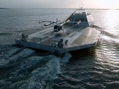 El Vertiport de agua sin carbono para aterrizaje eVTOL. (Fuente de la imagen: AutoFlight)