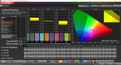 Precisión del color CalMAN - DCI P3