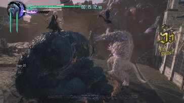 En la imagen: Una captura de pantalla de juego de Devil May Cry 5.