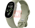 Imagen del supuesto Google Fitbit Edge en color verde