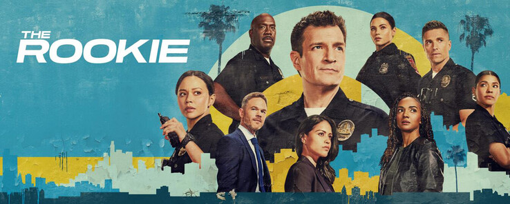 Nathan Fillion y su equipo en The Rookie (Fuente de la imagen: ABC/Promotional still)