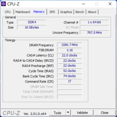 Memoria CPU-Z