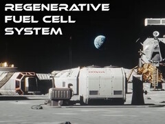 Honda probará en la ISS su sistema de electrólisis del agua, un componente clave de su sistema de pilas de combustible lunares generadoras de energía. (Fuente de la imagen: Honda)
