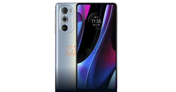 El "Edge 30 Pro" aparece incluso con colores similares a los del X30 original. (Fuente: 91Mobiles)