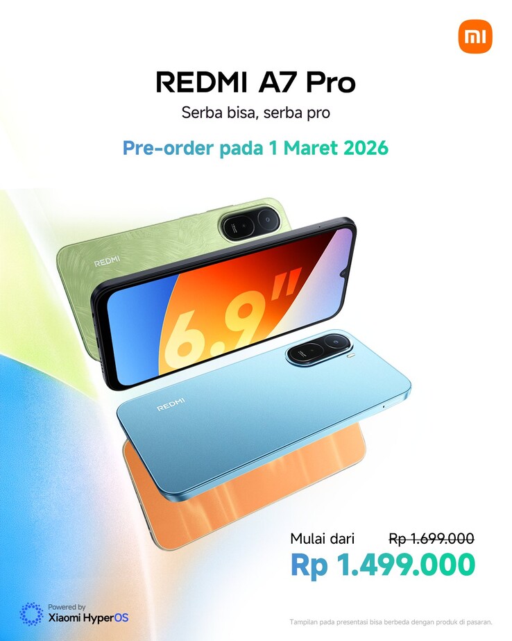 El Redmi A7 Pro en diferentes opciones de color.