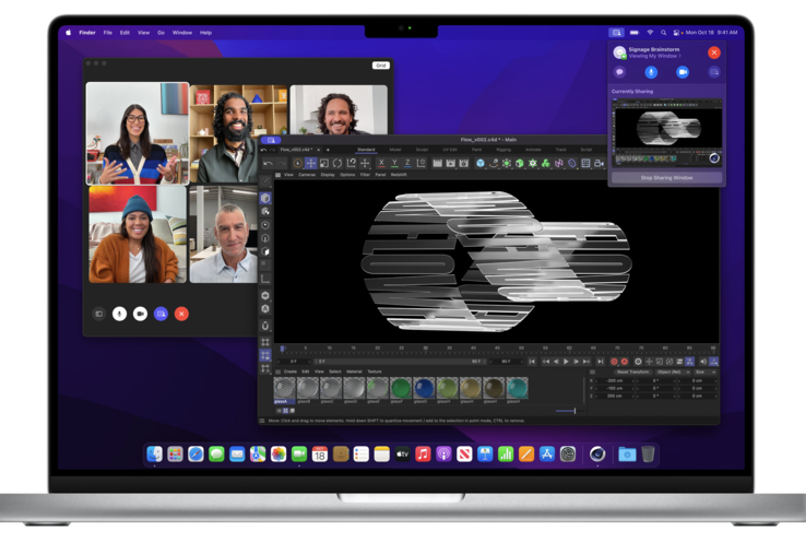 La utilidad de la pantalla con muescas del MacBook Pro es discutible. (Imagen: Apple)