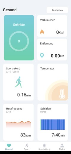 El rastreador se configura a través de la app Runmifit, donde se recogen los datos. No es posible una conexión con Google Fit.