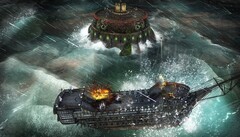 Abandon Ship enfrenta a los jugadores a fortificaciones enemigas y monstruos marinos en encuentros navales tácticos (Fuente de la imagen: Stove)
