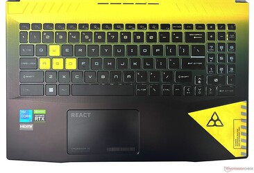 MSI Crosshair 15 R6E utiliza un diseño de teclado temático