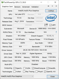 Microsoft Surface Book 3 13.5 GPUz