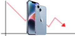 según los informes, las ventas del iPhone 14 en China están cayendo. (Fuente: Apple-editado)