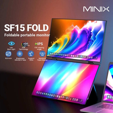 El monitor portátil se basa en paneles IPS (Fuente de la imagen: Minix)