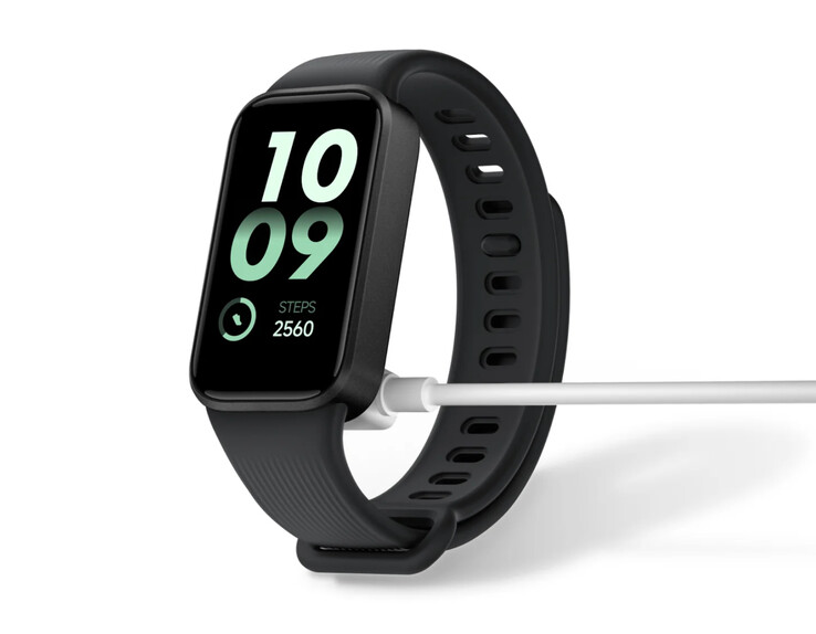 La Xiaomi Smart Band 11 Active se carga magnéticamente.