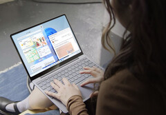 El Surface Laptop Go 3 debería ser más potente y eficiente que su predecesor, en la imagen. (Fuente de la imagen: Microsoft)