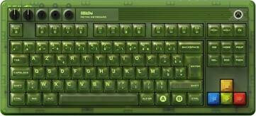 8BitDo Retro 87 Teclado mecánico Xbox Edition FR layout. (Fuente de la imagen: 8BitDo)