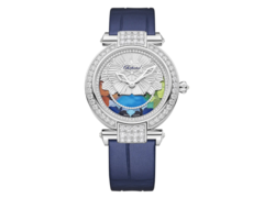 El Chopard Imperiale Four Seasons (en la imagen) viene con cuatro correas intercambiables de piel de aligátor de diferentes colores. (Fuente de la imagen: Chopard)