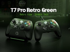 Los mandos T7 Pro Retro Green y T7 Pro W Retro Green presentan un diseño similar.