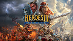 Cartel oficial de Heroes of Might and Magic III Remake. El clásico juego de estrategia regresa en 2027.