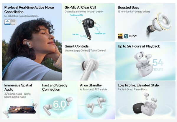 Los OnePlus Nord Buds 4 Pro tienen un ANC superior al de la generación anterior