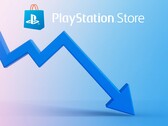 Se muestra un gráfico que ilustra la caída de los precios en la PlayStation Store