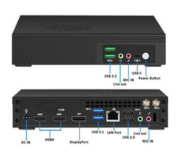 Newsmay Neosmay S2-B560TPM - puertos (fuente: Newsmay)