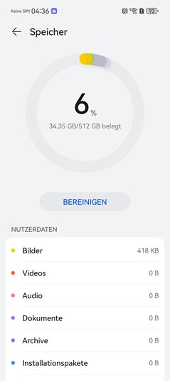 Huawei Pura 80 Ultra: Almacenamiento